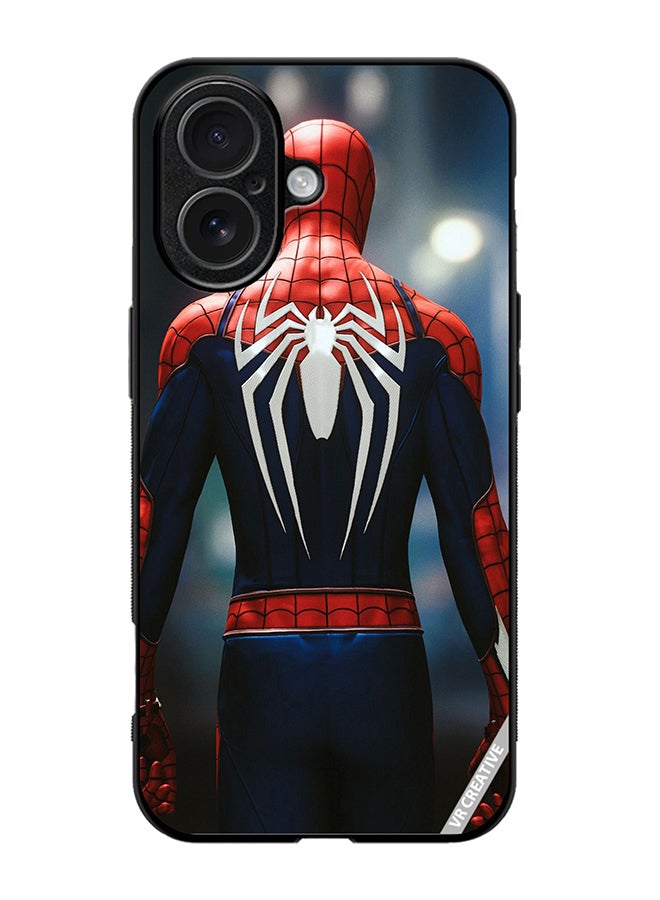 غطاء حماية لجهاز آبل آيفون 17 بتصميم سبايدرمان متعدد الألوان