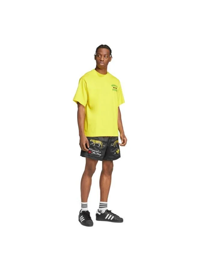 Adidas Originals YELLOW adidas Originals In The Ring Graphic T-Shirt for Men | Best Price UAE