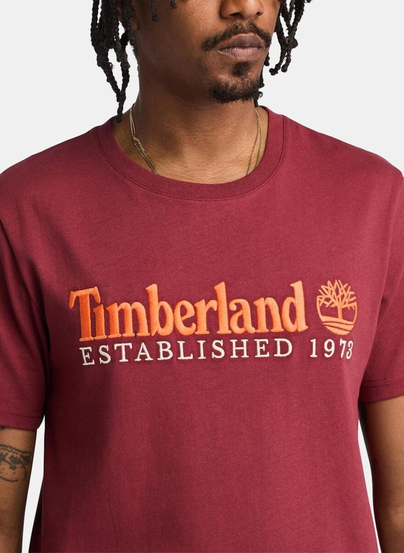 Timberland Men's Established 1973 Logo T-Shirt - Image 5