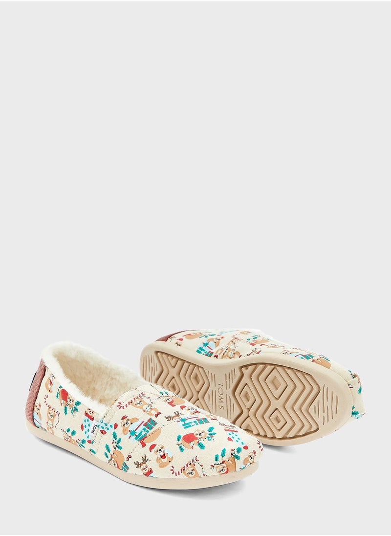 TOMS - Ponited Toe Flat Slip Ons - Image 1