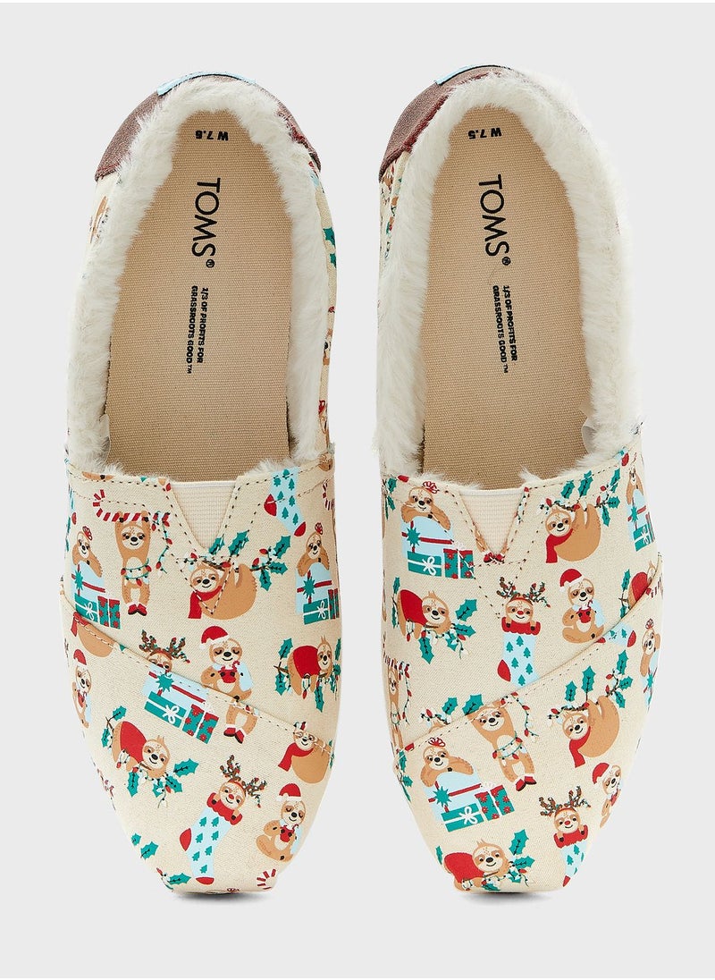 TOMS - Ponited Toe Flat Slip Ons - Image 1