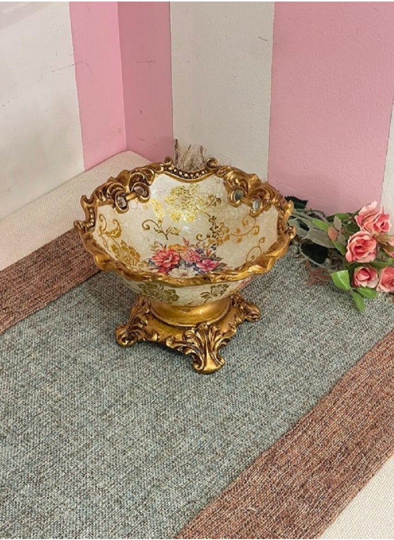Handsomegift طبق تقديم الفاكهة المصنوع من الراتينج  - Image 1