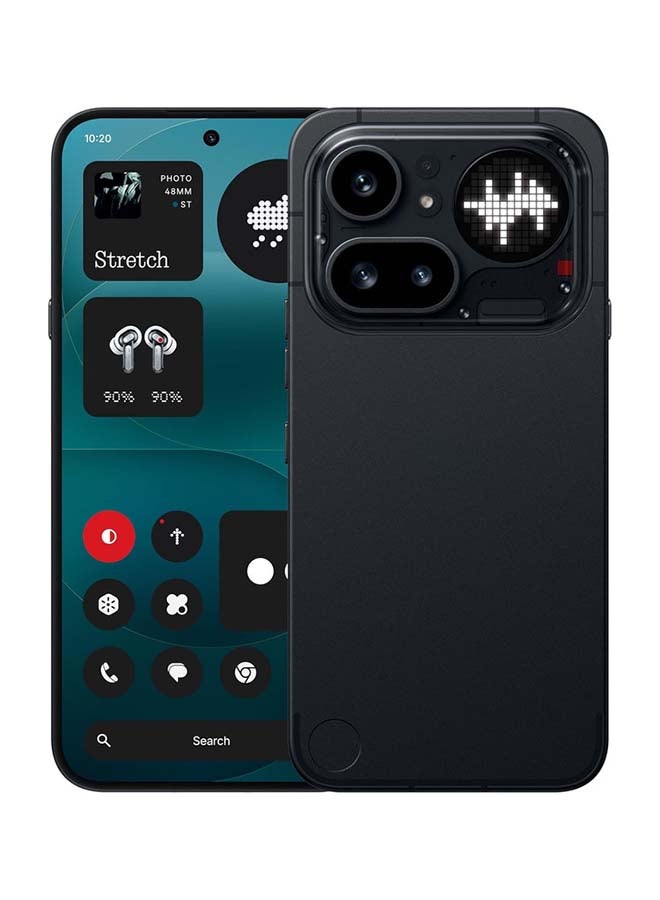 نوثينج هاتف 4a برو 5G ثنائي الشريحة أسود 12 جيجابايت رام 256 جيجابايت مع سماعات CMF بودز 2 وساعة CMF ووتش 3 برو - نسخة الشرق الأوسط - Image 2