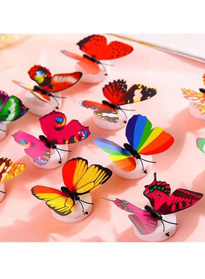 OUTAD LED Lighting erfly Wall Sticker Multicolour 60x40x60mm - Image 4