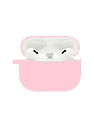 Suitable For Airpods Pro2 Protective Case Silicone Case Airpods4 Apple Wireless Bluetooth Headset Case-Color:Sakura Powder (with Hanging Ears 1.2mm)-Applicable Models:Airpods Pro2+metal Hook+pearl Bag Packaging - pzsku/ZED94DAA7368C6CEC3FC4Z/45/1746232095/e05128ac-decb-4484-adf5-a1a914b273b4