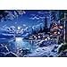 Blueforest Moonlight Village 1000 Piece Puzzle for Adults Fun Puzzles for Adults 1000 Pieces with HD Print Poster 275 X197 in Dust Free for Gifts Halloween Christmas Family Games Lovers - Image 2