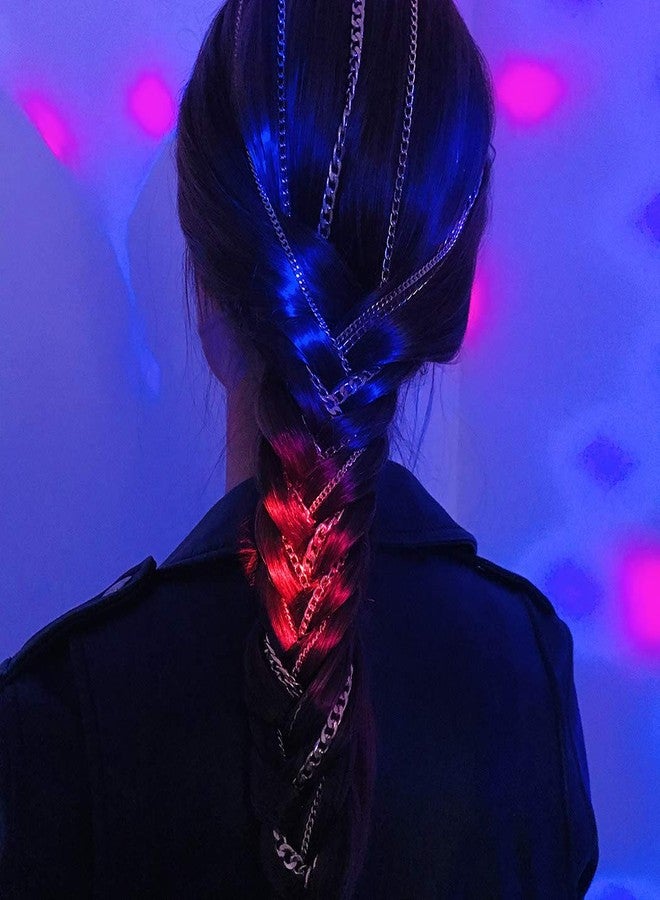 Campsis سلسلة شعر ذهبية من كامبسي، مجموعة 6 قطع من المشابك المعدنية، ملحقات ذيل حصان زخرفية للنساء - Image 3