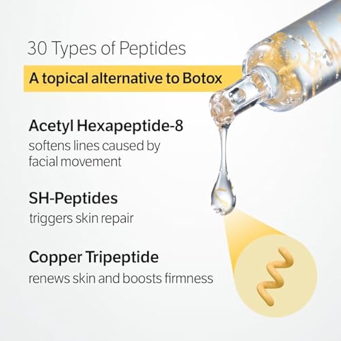 SUNGBOON EDITOR Silk Peptide Intensive Lifting Ampoule | Korean Anti-Aging Serum for Face with Collagen & 30 Peptide Complex | Skin Tightening & Firming (Botox Effect) | 72H Hydration - Image 5