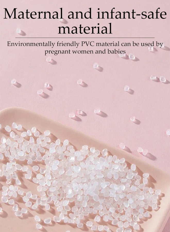 DUNISO Yoga Ball，Anti-burst Pilates Ball，Semi Convex Point Yoga Massage Ball，for Yoga, Pilates, Gymnastics & Fitness, Birthing,Physical Therapy，55cm，Pink - Image 4