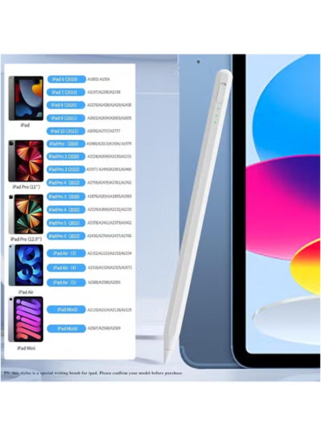 general Stylus Pen for iPad, 13 mins Fast Charging Apple iPad Pencil with Palm Rejection, Tilt Sensitivity, Work for 2018-2023 iPad Air 3/4/5, iPad Mini 5/6, iPad 6/7/8/9/10, iPad Pro 11" - Image 5