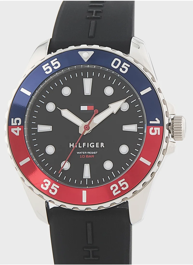 TOMMY HILFIGER Casual Pu Strap Analog Watch