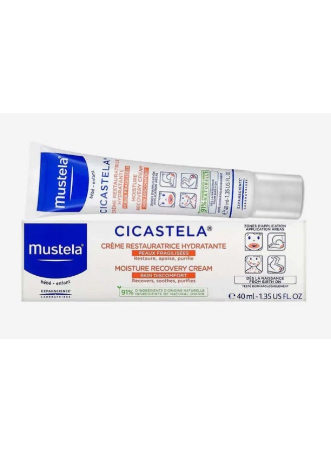 Mustela cicastela moisture recovery cream 40 ml - Image 1