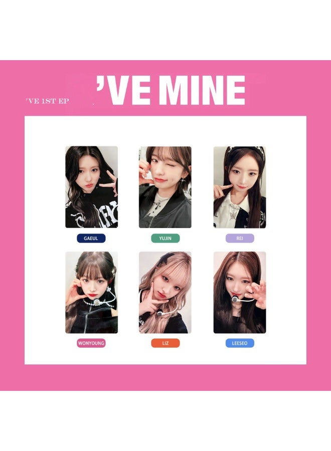 NIBEMINENT 6 Pcs Kpop IVE Lomo Cards Card For Fans Collection Gifts - Image 1