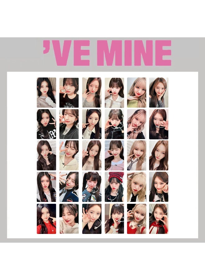 NIBEMINENT 6 Pcs Kpop IVE Lomo Cards Card For Fans Collection Gifts - Image 2