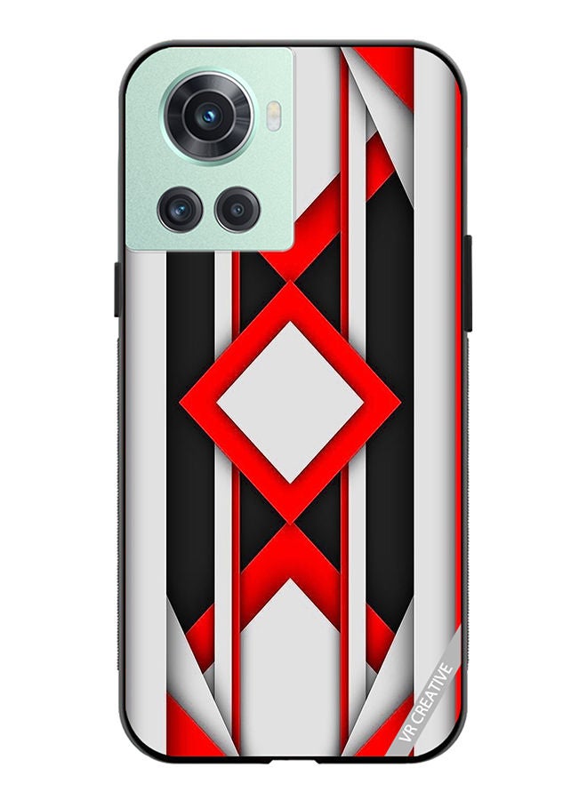 VR CREATIVE Protective Case Cover For OnePlus 10R Abstract Design Multicolour - Image 1