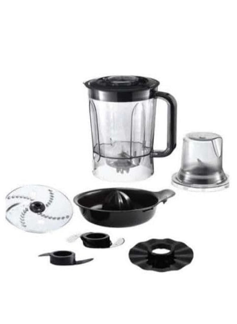 تسلا محضر طعام تسلا TSL‑FP300 – قوة 1000 واط ، سعة 2.3 لتر، خلاط، مطحنة، عصارة – 6 سرعات + Pulse ، شفرات ستانلس ، جهاز متعدد الوظائف لتحضير الطعام بدقة وسرعة - Image 4