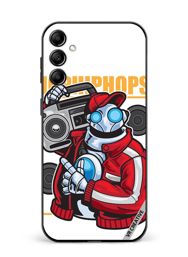 VR CREATIVE Protective Case Cover For Samsung Galaxy M14 Robot Dancer Design Multicolour - Image 1
