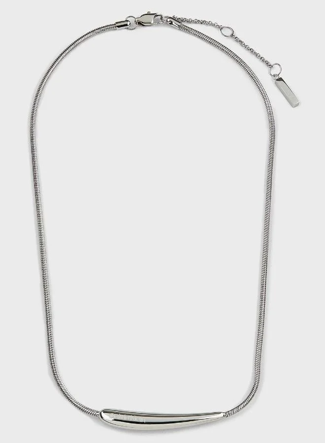 CALVIN KLEIN Pendant Necklace in Stainless Steel