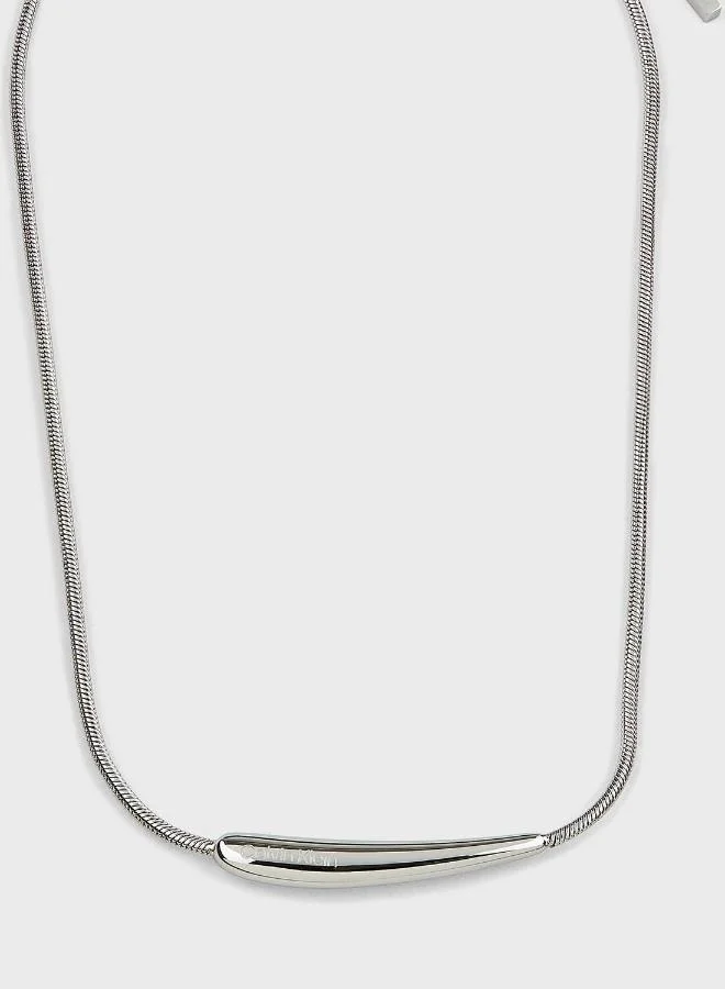 CALVIN KLEIN Pendant Necklace in Stainless Steel