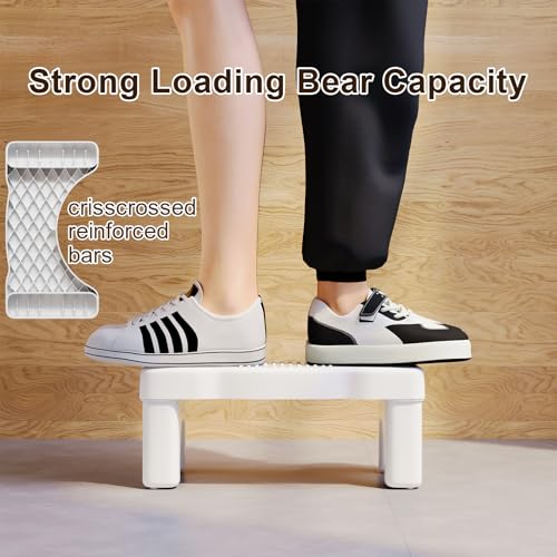Aofure Premium Toilet Stool Squat for Adults, Non-Slip Squatting Poop Stool for Bathroom, Portable Toilet Pooping Stool for Adult/Kids, 7 Inch Potty Foot Step, US Patented - Image 2