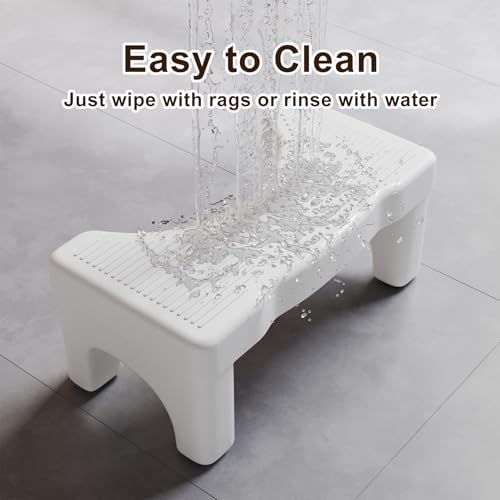 Aofure Premium Toilet Stool Squat for Adults, Non-Slip Squatting Poop Stool for Bathroom, Portable Toilet Pooping Stool for Adult/Kids, 7 Inch Potty Foot Step, US Patented - Image 5