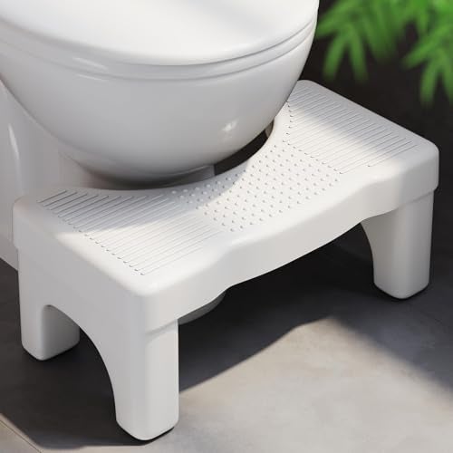 Aofure Premium Toilet Stool Squat for Adults, Non-Slip Squatting Poop Stool for Bathroom, Portable Toilet Pooping Stool for Adult/Kids, 7 Inch Potty Foot Step, US Patented - Image 1