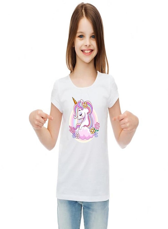 MOTT2 Baby Girl's Regular Fit T-Shirt (GRLTEE_WHT_0-1_09_White7 - Image 2