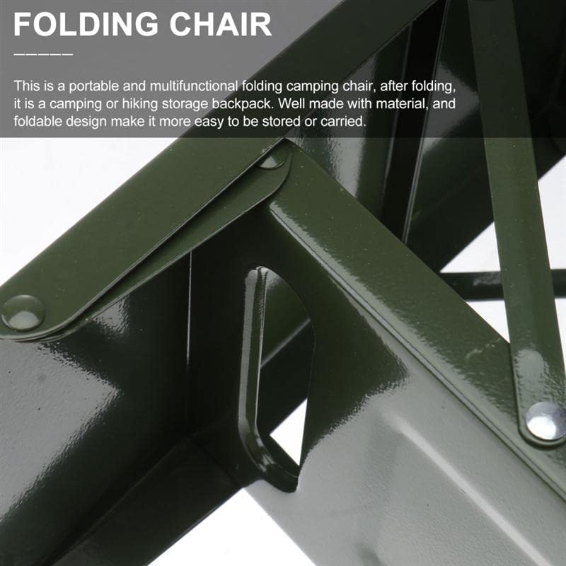 Zorzel Folding Camping Chair Stool Portable Small Outdoor Chair Folding Bench Outdoor Travel Fishing Stool Foldable Chair Hiking Stool - Image 4