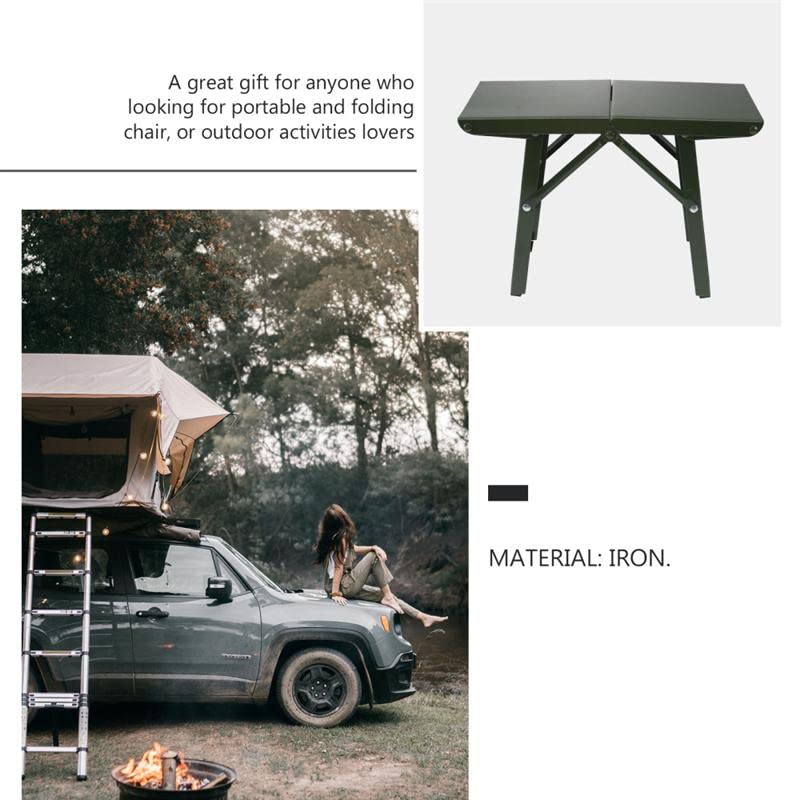 Zorzel Folding Camping Chair Stool Portable Small Outdoor Chair Folding Bench Outdoor Travel Fishing Stool Foldable Chair Hiking Stool - Image 5