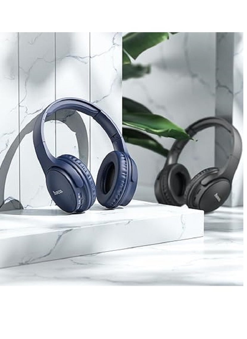 Hoco - Hoco W40  Mighty Wireless Bluetooth Headphones Bluetooth V5.3 Use Time Up To 7 Hours - Image 1