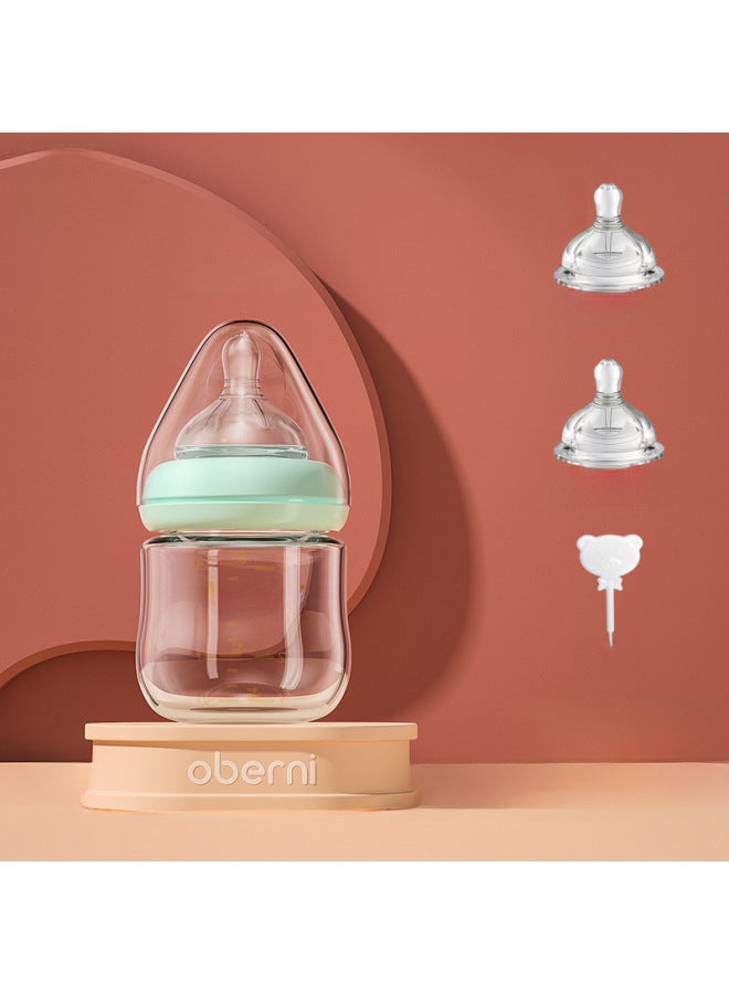 Ml Newborn Glass Bottle Wide Diameter Anti-choking And Anti-flatulence Baby Bottle Baby 0-6 Months