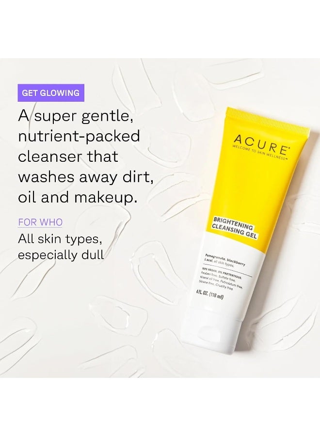 ACURE Brightening Cleansing Gel 118ml (Paraben Free, Sulfate Free) - Image 2