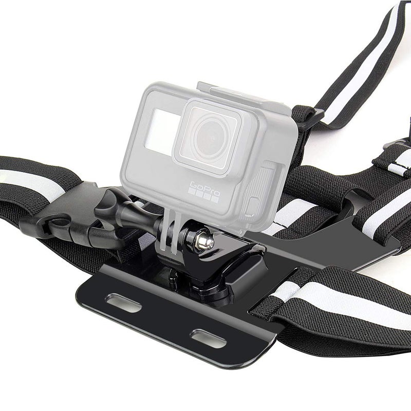 SOONSUN حزام حمالة الصدر SOONSUN متوافق مع كاميرات GoPro Hero 13، 12، 11، 10، 9، 8، 7، 6، 5، 4، 3، 2، 1، Session، Fusion، Max، AKASO، SJCAM، DJI Osmo Action - Image 4
