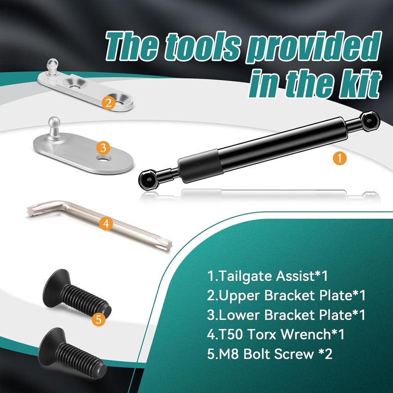 HelloAuto Tailgate Assist for Ford Ranger 2019-2025 - Image 2