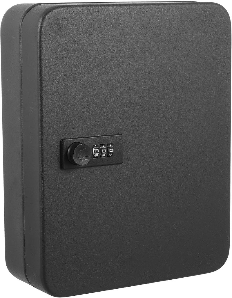 Key Cabinet Lock Box 48 Slots Wall Mounted Key Management Box with Combination Code for Home and Office Security Storage - Image 1