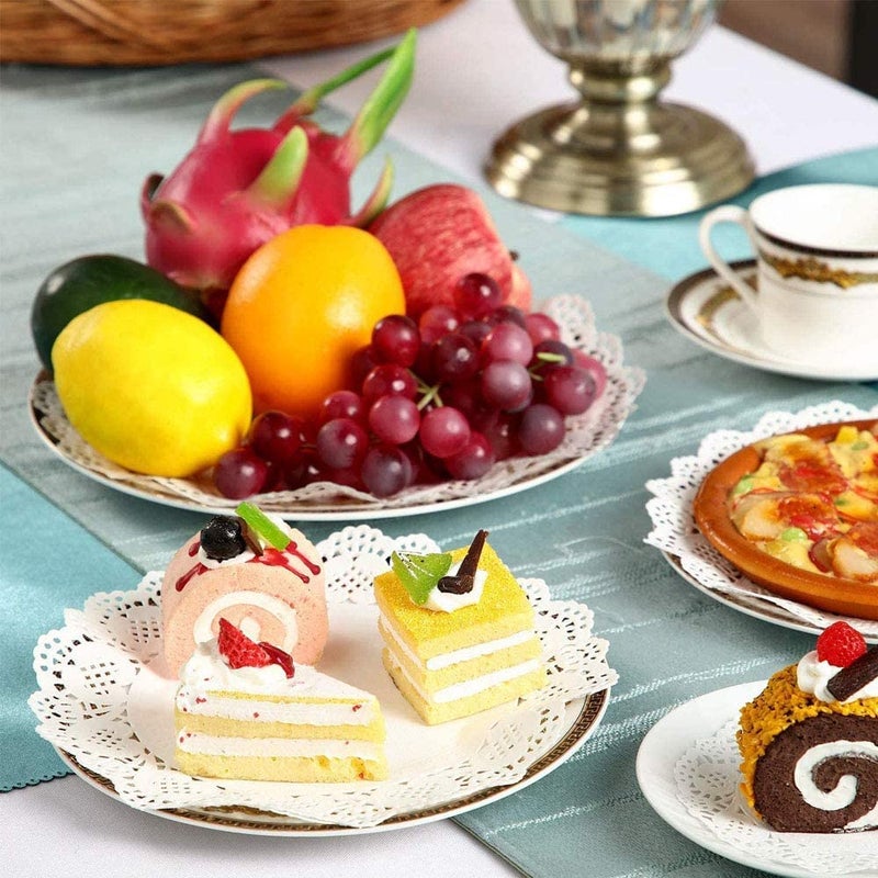 Coffee Table Table Table Lace Paper Placemats Tableware Cake Display Cookie Baking Candy Tableware Tableware Tableware Tableware Set (14.5, 135) - Image 3