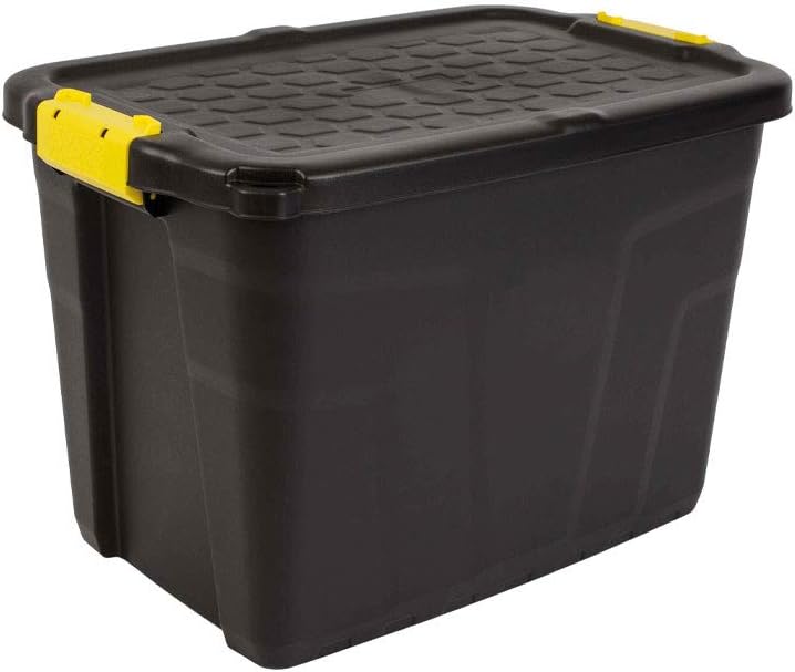 Daily universal pick , Made in UK, 60 Litres Heavy Duty Storage Box, 60L x 40W x 40H cm - HTC-STR-757 Treated anti-rust metal - Image 1