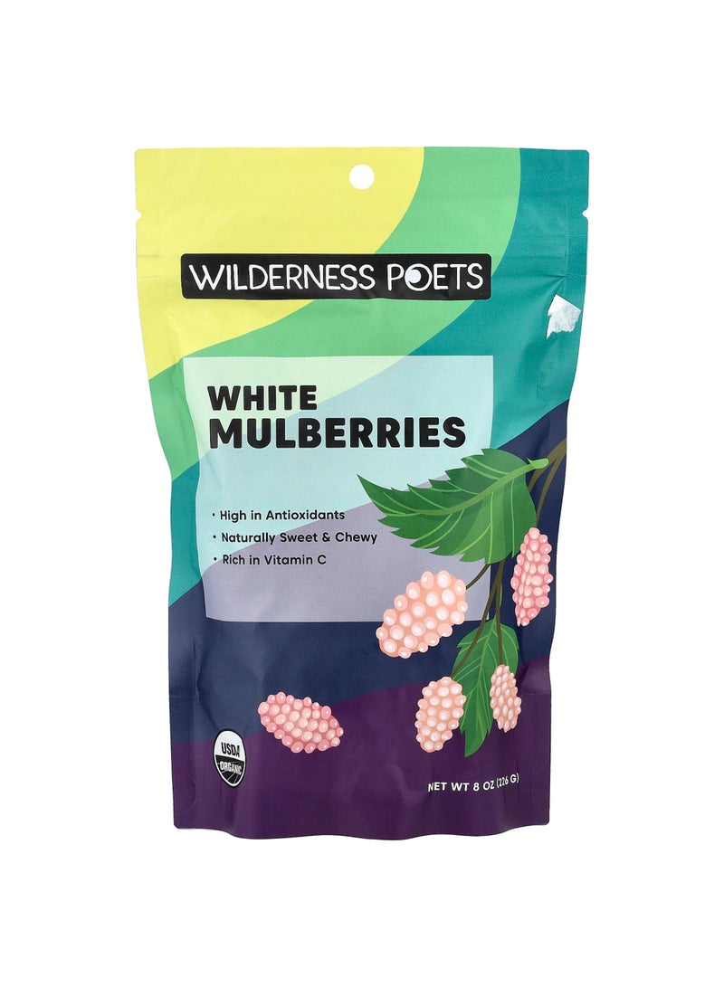 White Mulberries, 8 oz (226 g)