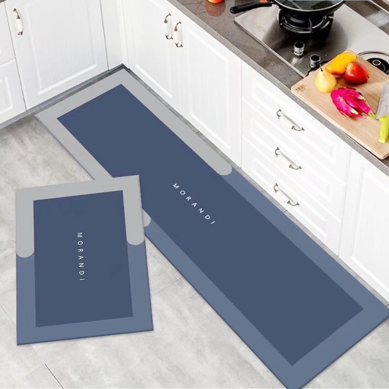 Soft Diatom Mud Floor Mat Absorbent Mat Home Kitchen Floor Mat Modern Simple Water-Absorbent Non-Slip Quick-Drying Bathroom Door Mat - Image 1