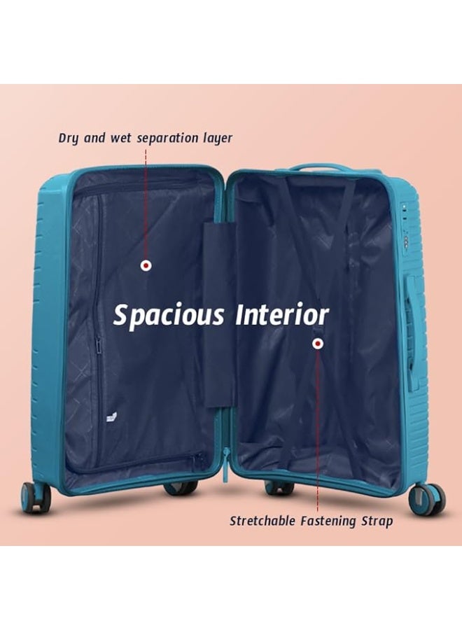 Hard Case Polypropylene Luggage Large 28-Inch Lightweight Unbreakable Suitcase - Image 5
