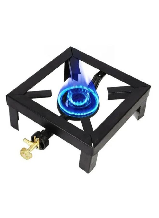 Majestic Majestic Cast Iron Stove Single Burner – Heavy Duty for Home Use and Outdoor Camping, 24.5cm x 24.5cm x 11cm, Black  - Image 2