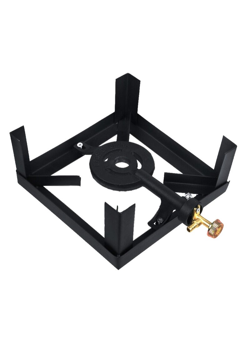 Majestic Majestic Cast Iron Stove Single Burner – Heavy Duty for Home Use and Outdoor Camping, 24.5cm x 24.5cm x 11cm, Black  - Image 4