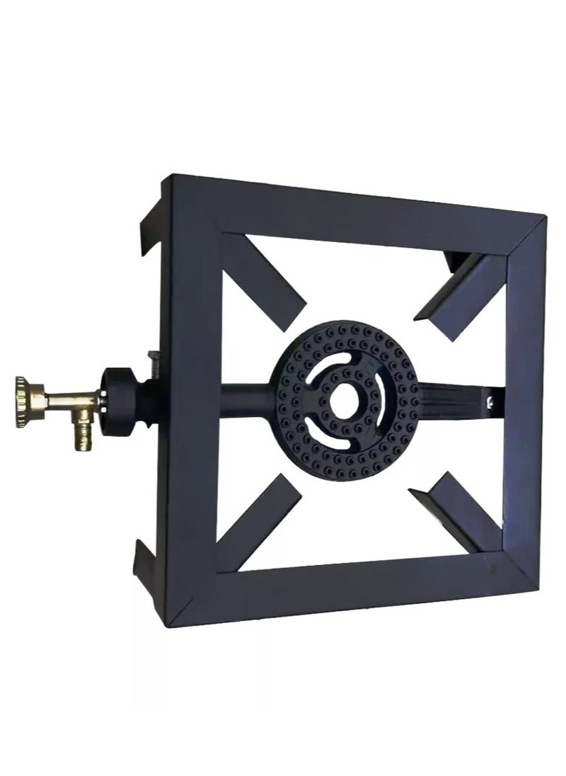 Majestic Majestic Cast Iron Stove Single Burner – Heavy Duty for Home Use and Outdoor Camping, 24.5cm x 24.5cm x 11cm, Black  - Image 5