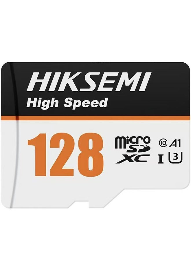 HIKSEMI High Speed 128GB Micro SDXC TF Card, A1 U3 High Read Speed Memory Card, IP7 Waterproof Micro SD Card for Security Camera, Dash Cam, Drone, Smartphone & Tablet - Image 1