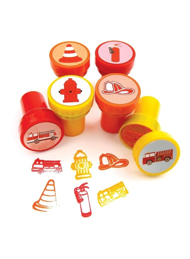 TINYMILLS 24 Pcs Firetrucks Stampers for Kids - Image 4