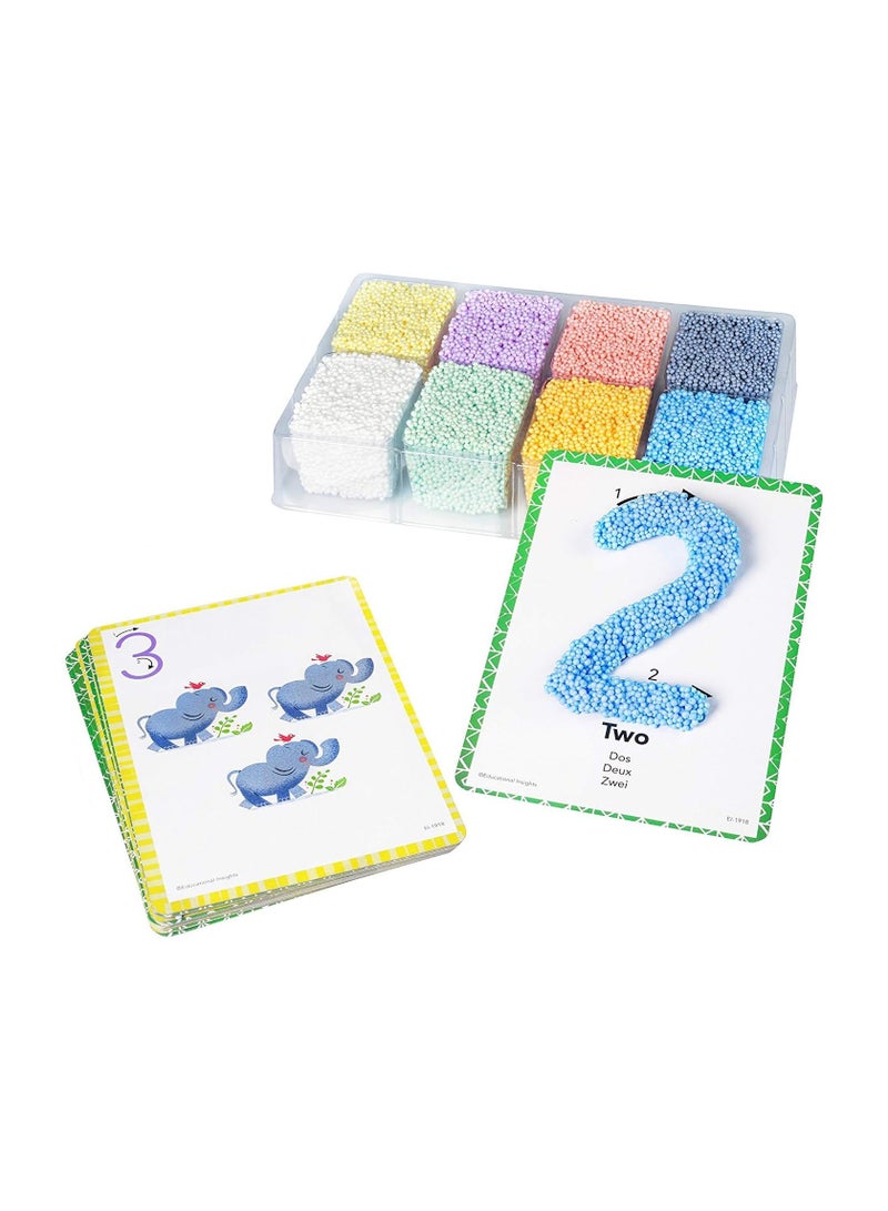 Learning Resources Educational Insights Playfoam Shape & Learn Numbers Set: Non-Toxic, Never Dries Out - Preschoolers Practice Numbers Recognition & Formation - Perfect For Ages 3 And Up - Image 1