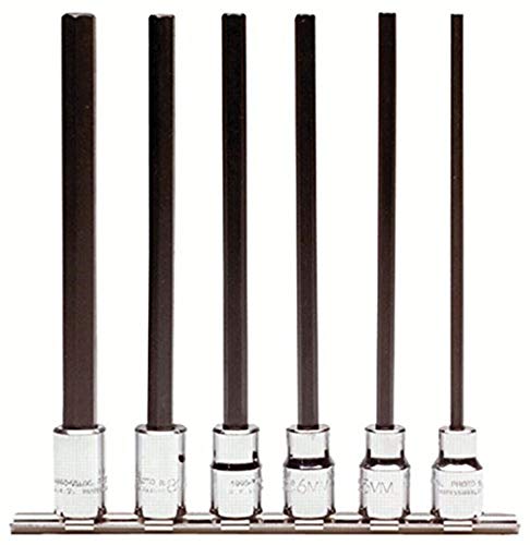 Socket Bit Set 38 in Dr 6 Piece Hex