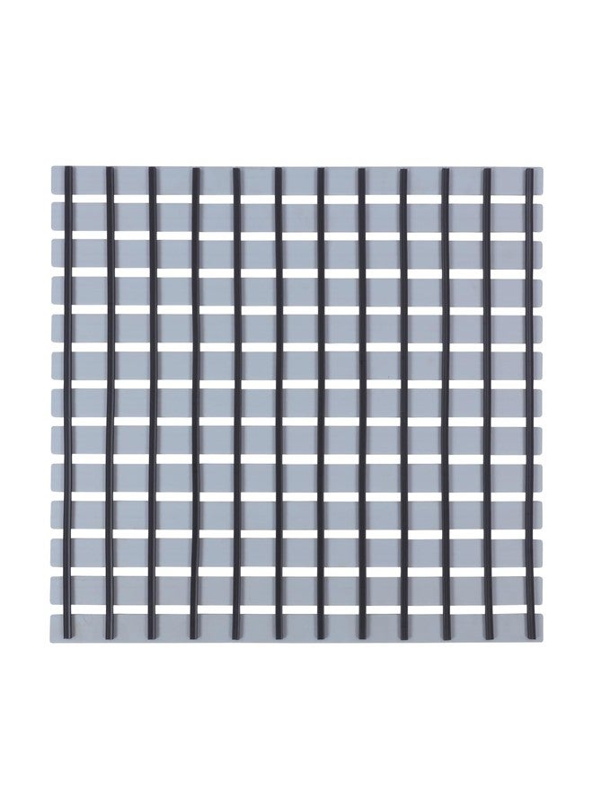 Obsessions Non-Slip Light Grey PVC Shower Mat for Bathrooms, 04x61 cm Safety & Ltyle - Image 3