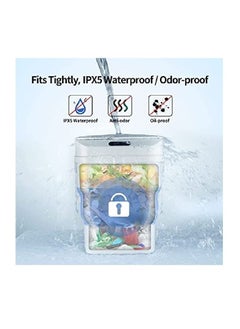 Generic Automatic Touchless Infrared Motion Sensor Trash Can with Cover Collapsible Garbage Can 17.5L Before Folding 8L After Folding  - Image 5
