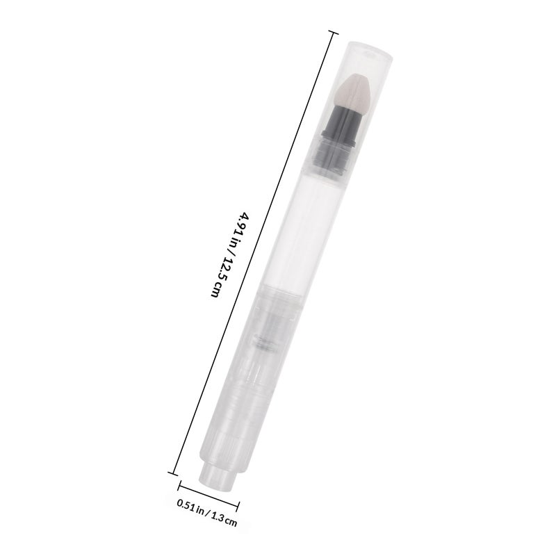 2pcs Refillable Lip Gloss Applicator Pen With Sponge Tip Portable Makeup Tool For -Type Blush Pen Women Blusher Dispenser Pen - Image 2